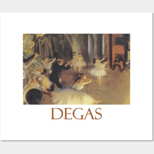 Rehearsal on Stage by Edgar Degas Posters and Art